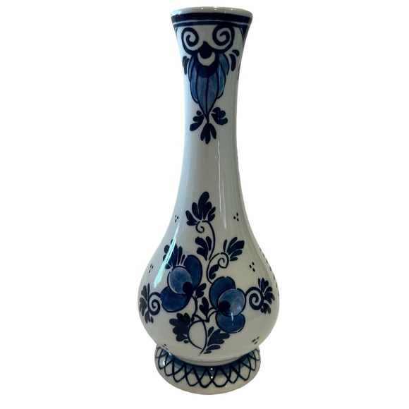 Bud Vase Royal Goedewaagen “Blue Delft” Handworked Holland - Picture 1 of 8